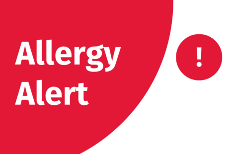 Alergy alert.