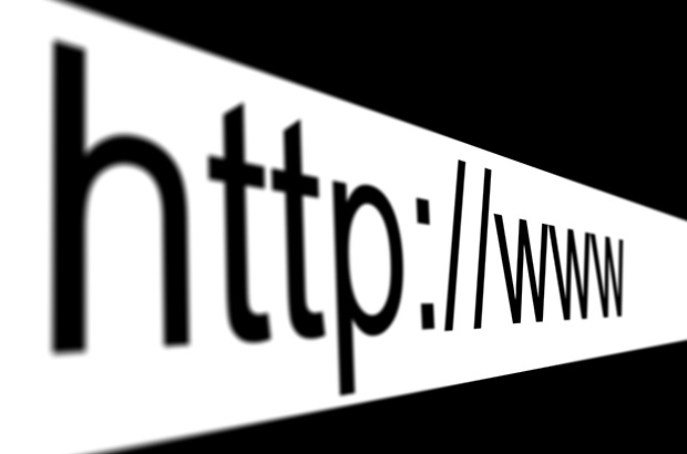 Sign showing web address