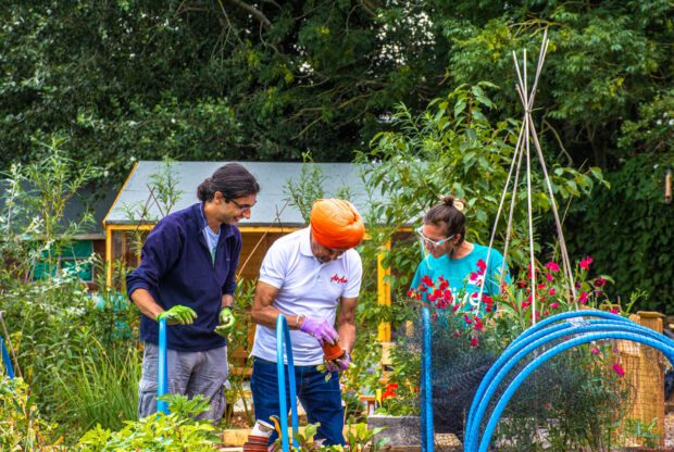 Green social prescribing: community gardening.