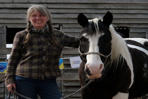 Woman with a horse