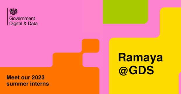Image shows the Government Digital and Data Service branding