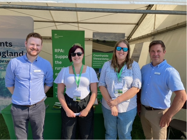 RPA colleagues at show stand