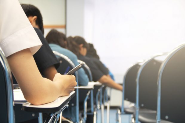 An exam hall