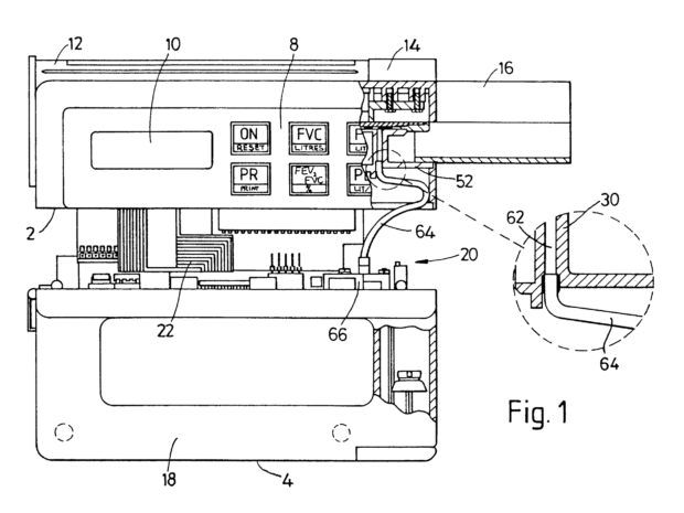 A patent drawing of GB2238130