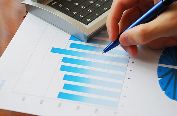 Generic image of someone analysing data.