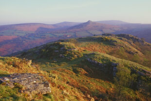 A view from Bench Tor to Sharp Tor, Dartmoor National Park