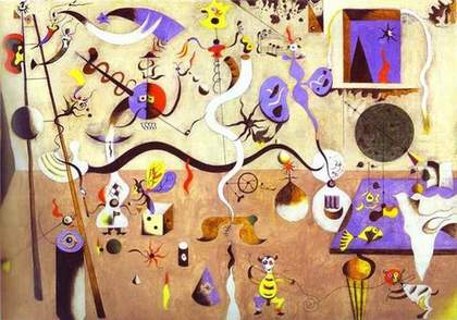 Joan Miro Harlequins Carnival 1924 - 1925