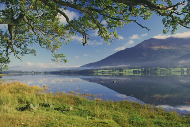 View over Bassenthwaite lake, Cumbria