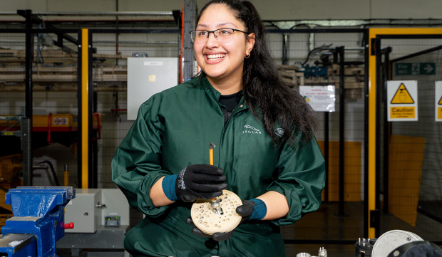 Woman apprentice