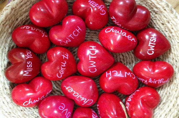 Red hearts