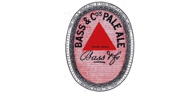 An image of the bass label that was the first registered trade mark