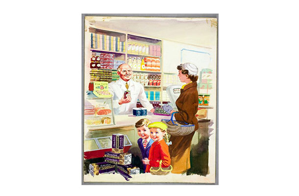 From Ladybird’s ‘Shopping with mother’ image.