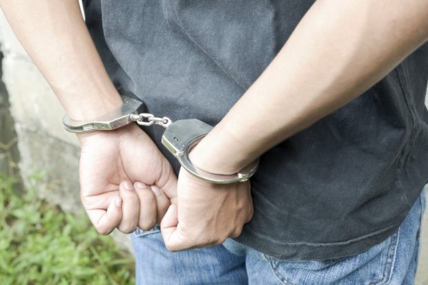 Man in handcuffs