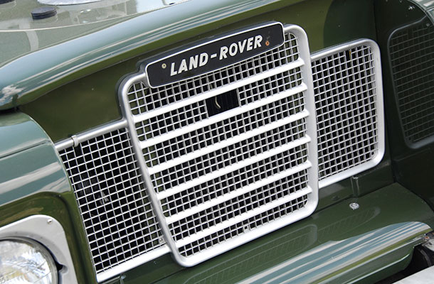 Built to last, image of an old Land Rover.