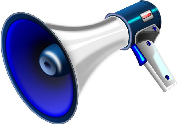 A megaphone