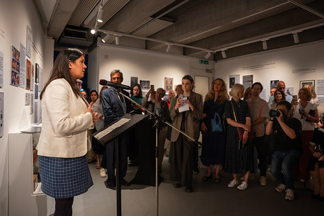 Lisa Nandy speaking at The Jewish Museum London