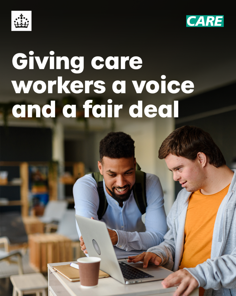 Giving care workers a voice and a fair deal