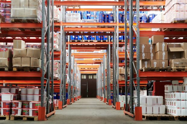 Image showing the inside of a warehouse.