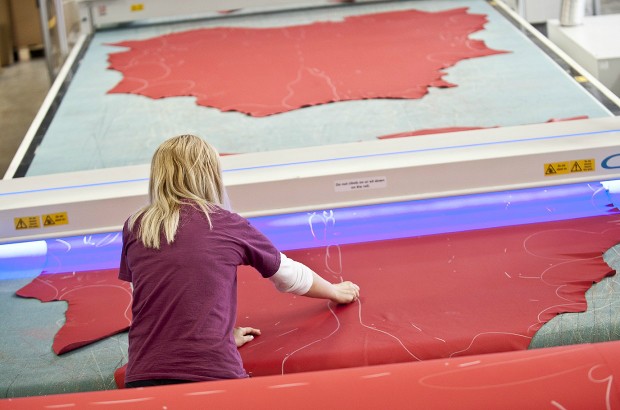 Leather working at Bridge of Weir Leather