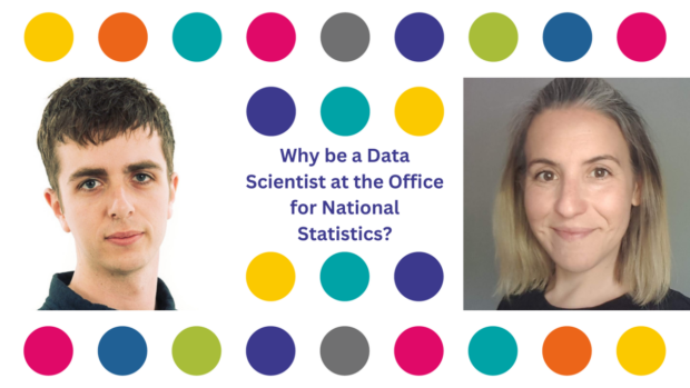 Picture of two ONS Data Scientists