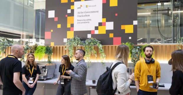 Photo of Government AI Hackathon event
