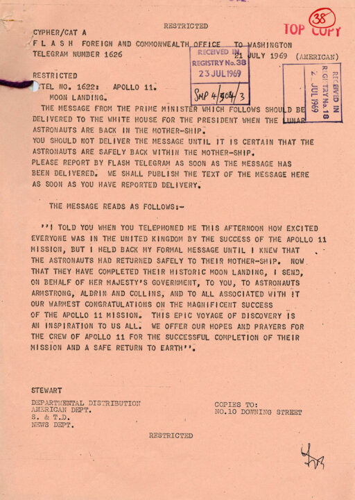 Typed text on paper.