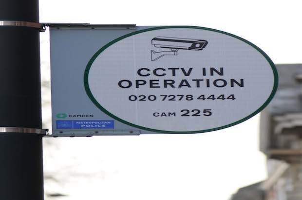 Photo of a sign that says 'CCTV in operation'