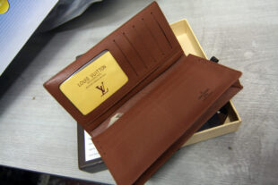 Counterfeit Louis Vuitton purse seized by Trading Standards in Wales