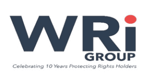 WRi group logo, celebrating 10 Years protecting rights holders.