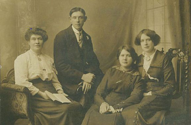Image of old family photo.