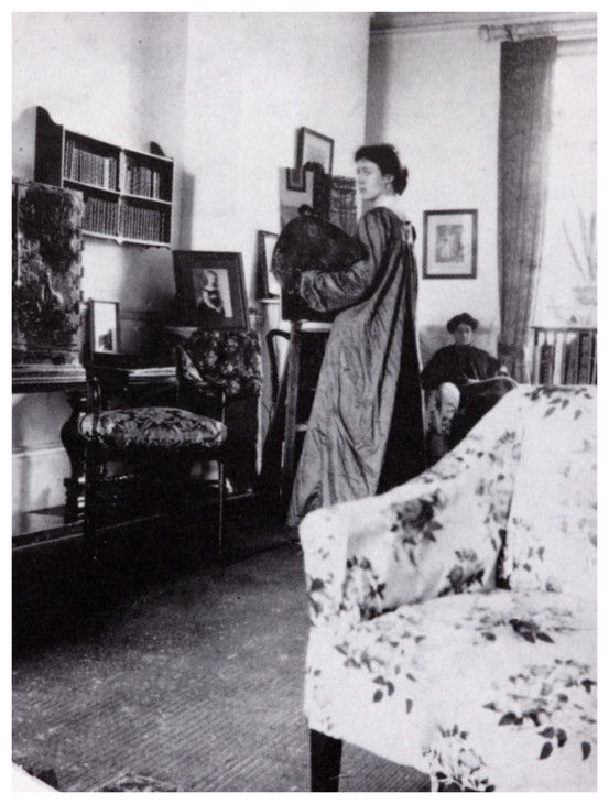 Vanessa Stephen Painting Lady Robert Cecil 1905