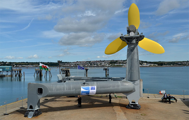 Tidal Energy Limited's 400 kW DeltaStream tidal energy generator