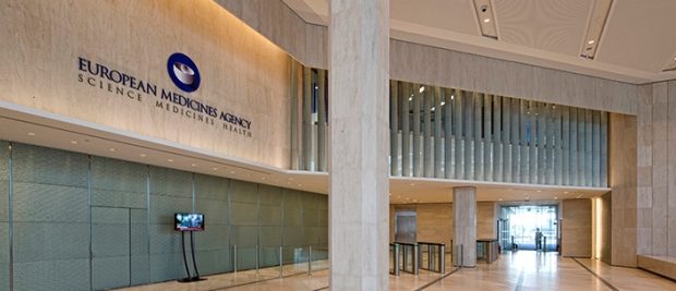 Front of the EMA building