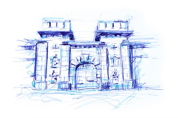 Sketch of a prison