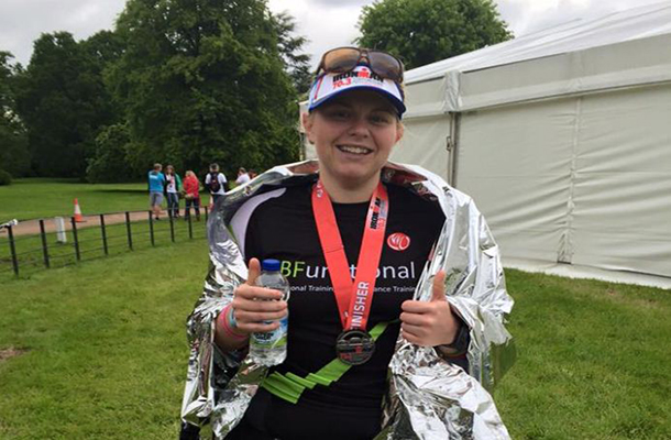 That's me looking relieved to have finished.