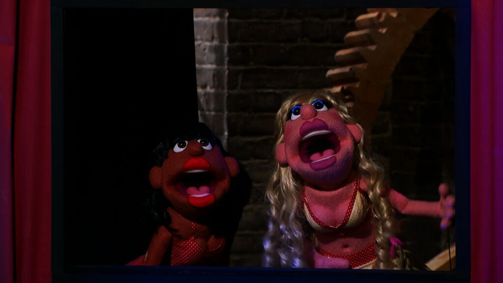 Puppet Characters performing