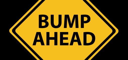 Bump Ahead sign