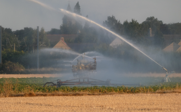 Irrigation on a field