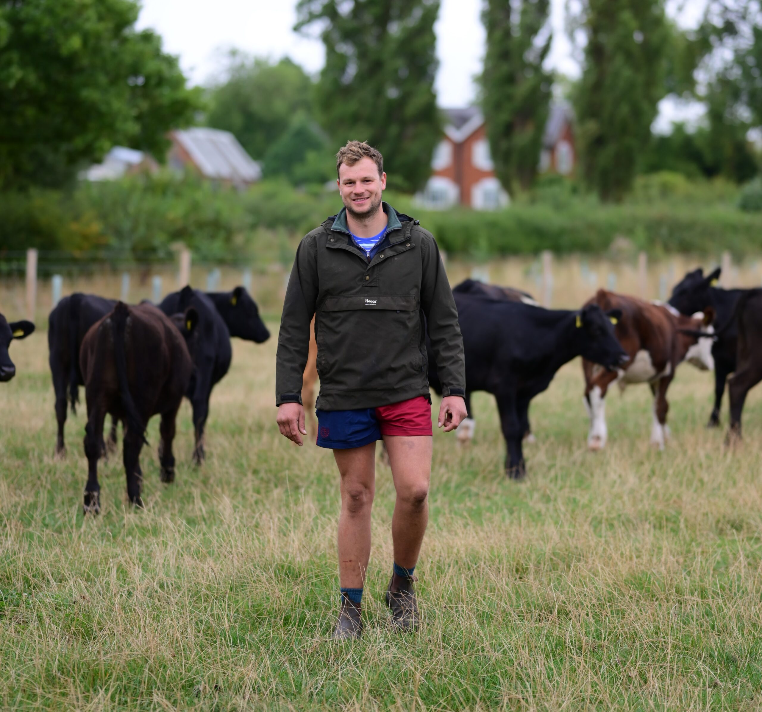 Farmer on his land benefiting from tree planting grants