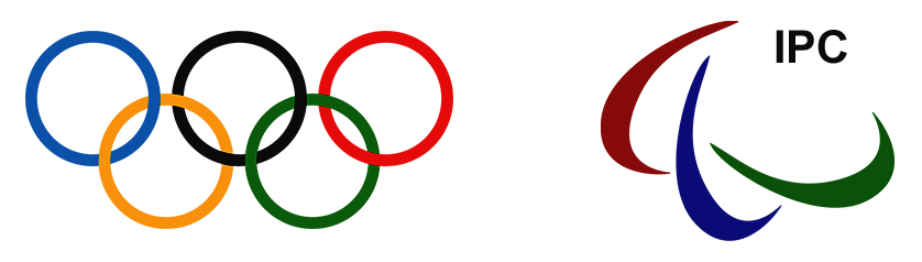 Olympic and paralympic symbols
