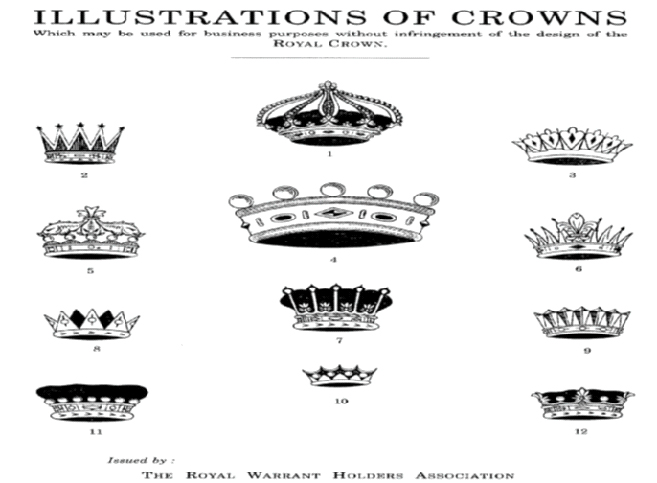 Illustration of crowns