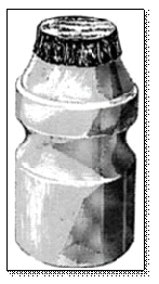 Yoghurt drink bottle