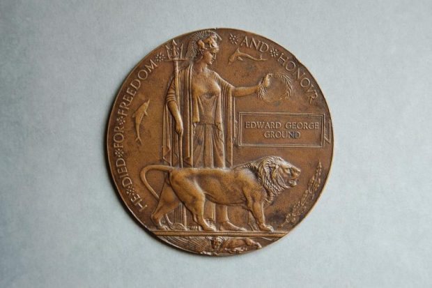 Edward George Ground WW1 medal