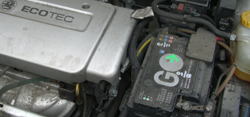 car battery in situ
