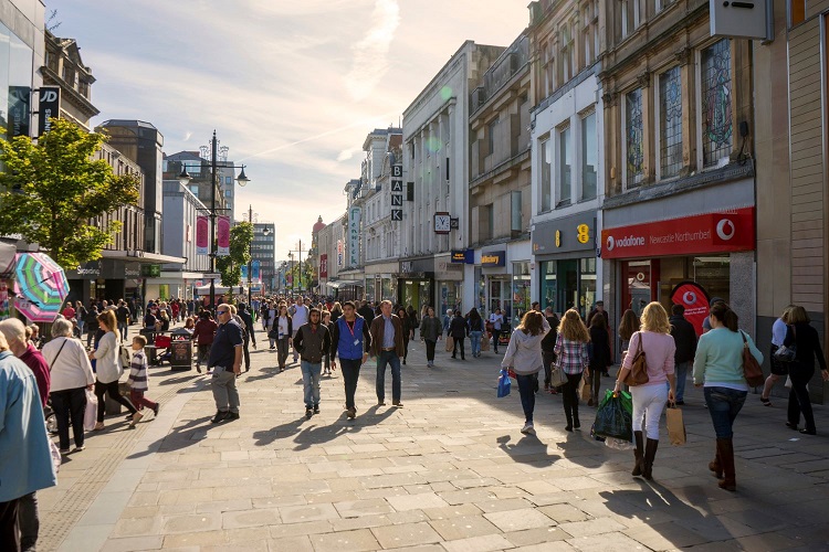 Busy street scene
