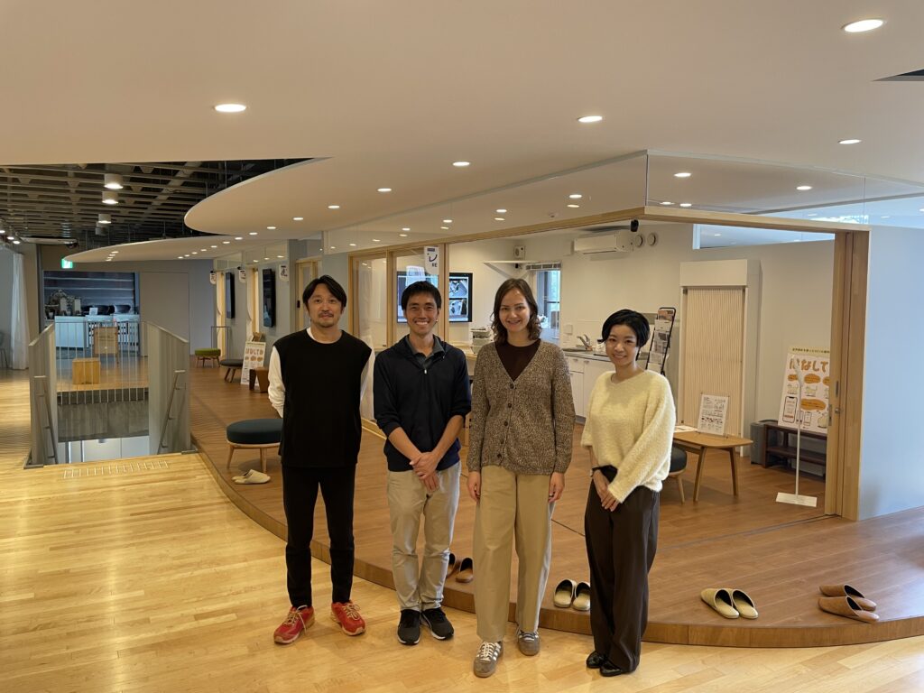 Anastasia and colleagues that she met in Japan
