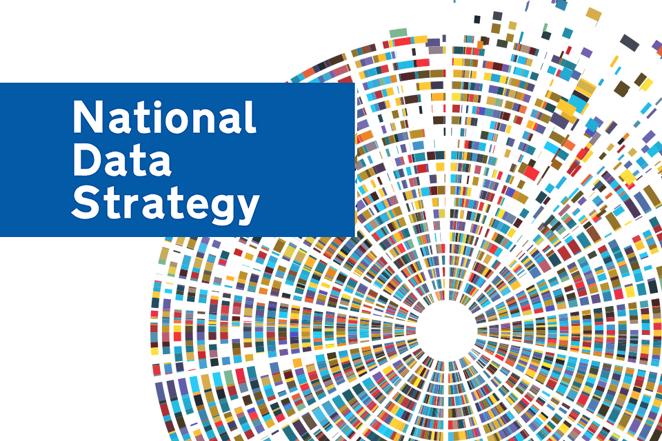 Uk Government logo for National Data Strategy