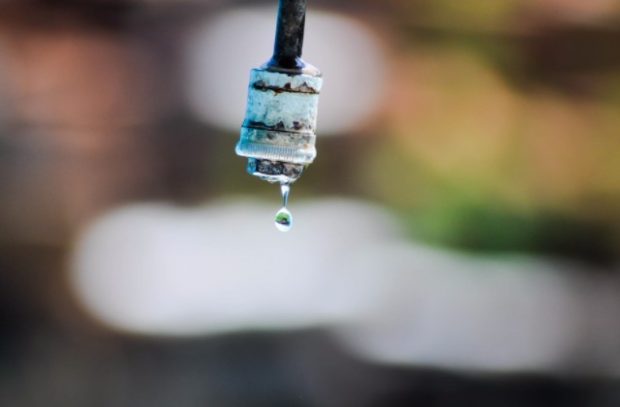 water dripping from a tap