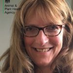 Image of Sarah Evans. Says 'Animal and Plant Health Agency' in the top left hand corner.