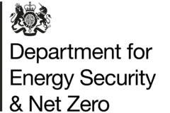 Department for Energy Security and Net Zero logo